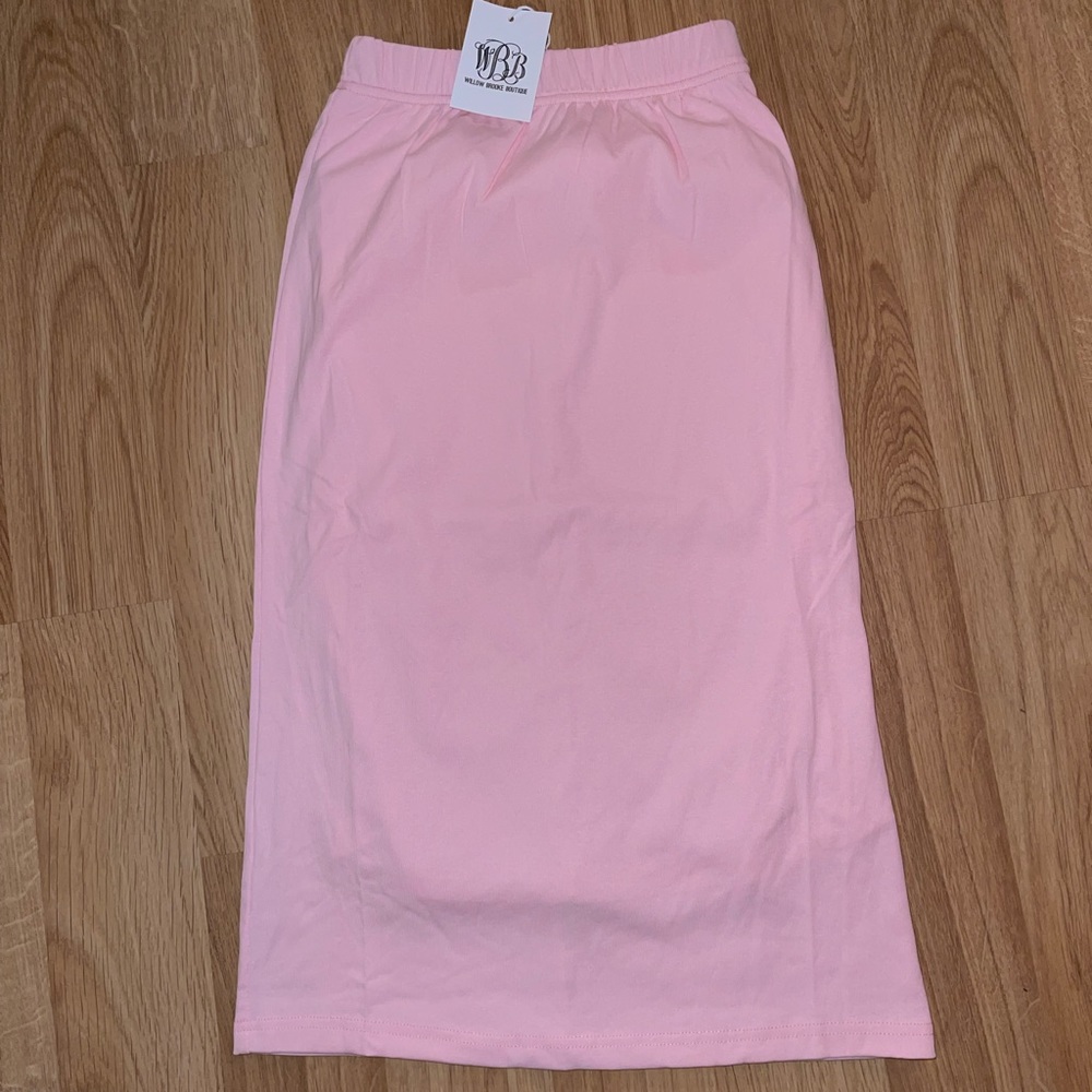 COPY - Girls pink maxi skirt